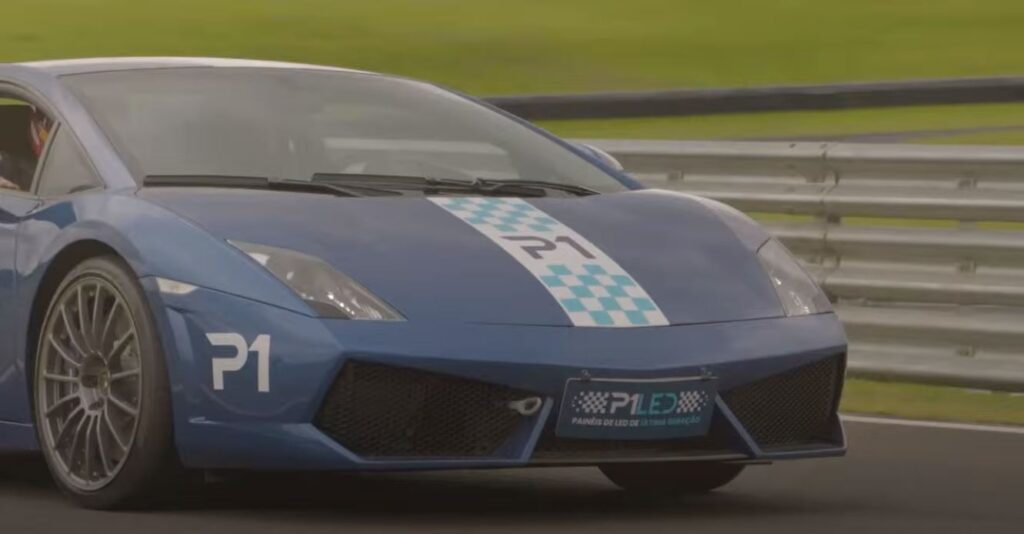 P1LED e Lamborghini em Interlagos