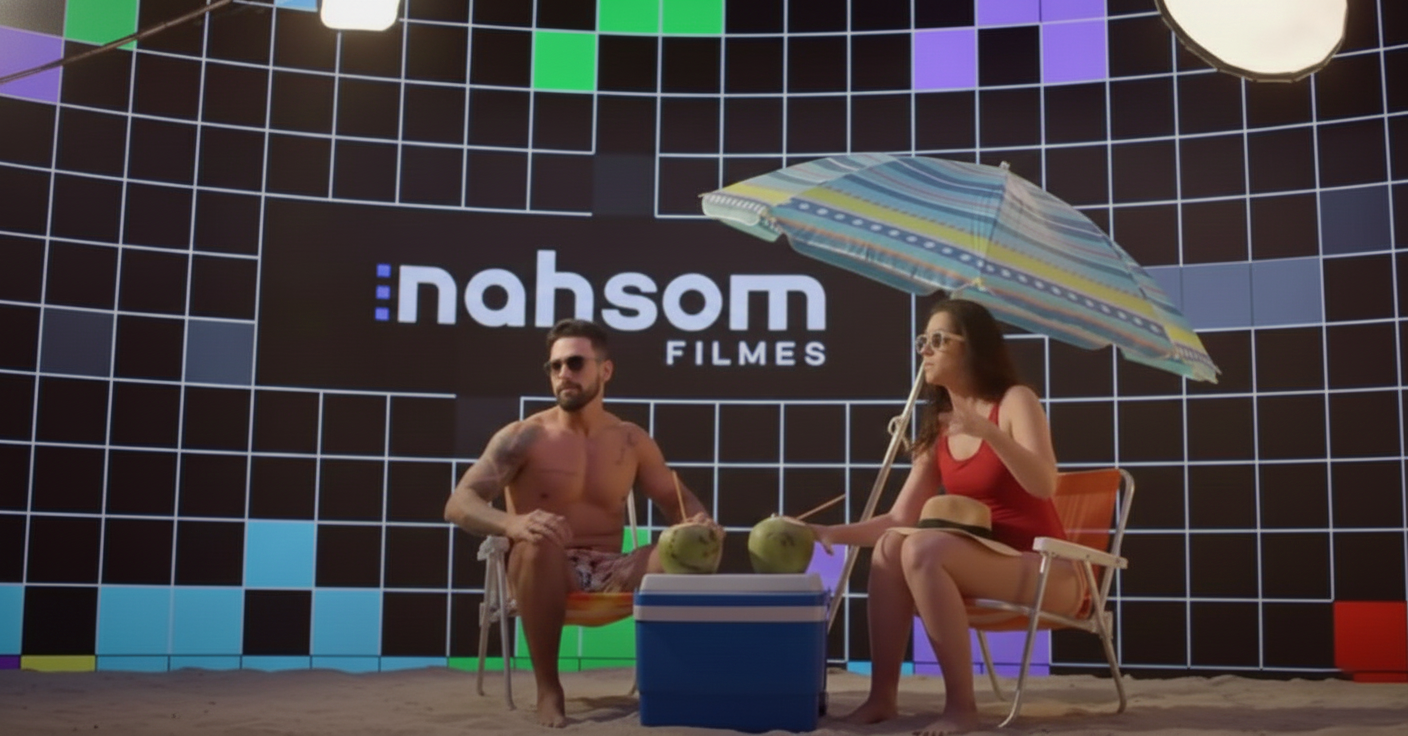 Painel de LED Indoor Black Face na Nahsom Filmes/Netflix