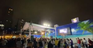 Painel de LED P5 Outdoor na Arena Tatuapé arena3