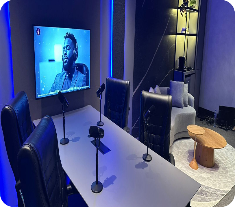 Estúdios e podcasts