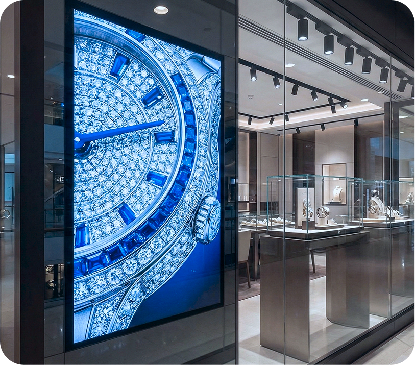 Vitrine de loja conceito