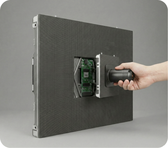 Manutenção frontal rápida*