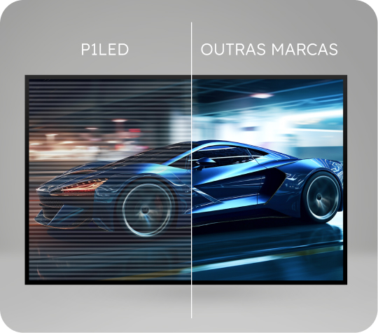 Taxa real de 3840Hz – sem flicker