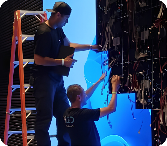 Instalação nacional com equipe própria