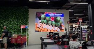 Painel de LED para Rede Krill Supermercados krill3