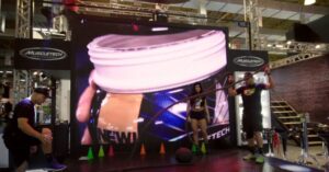 Locação de Painel de LED para Muscletech muscle2