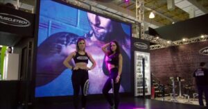 Locação de Painel de LED para Muscletech muscle6