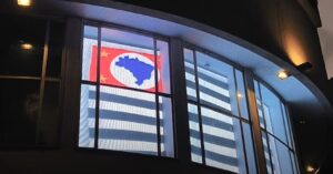 Painel de LED Outdoor no Terraço Itália terraco