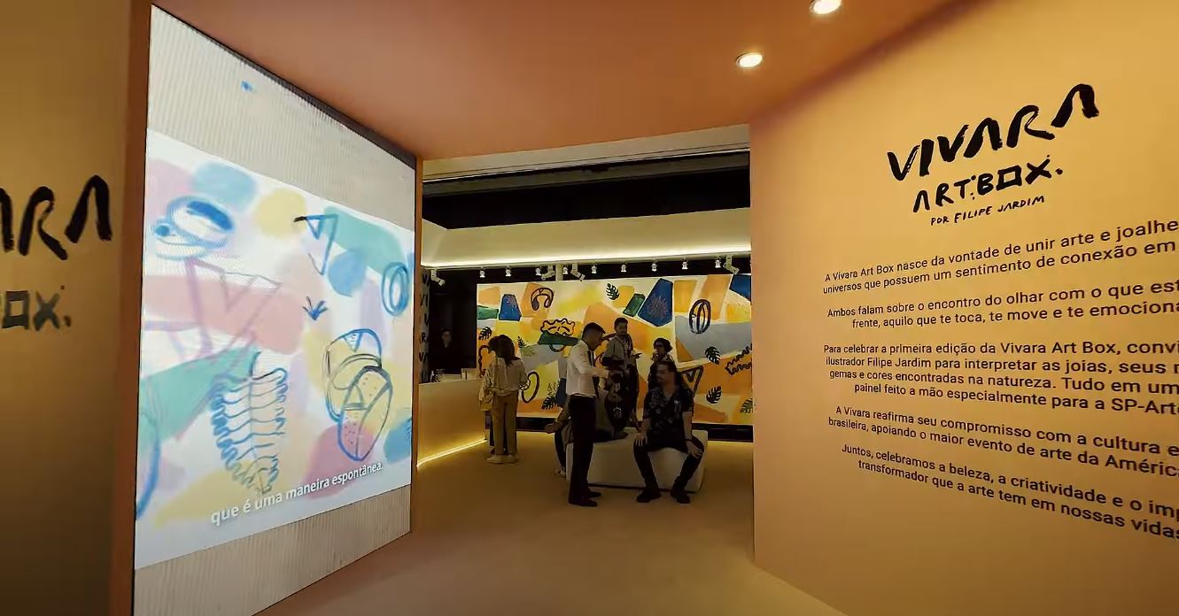 Painel de LED Indoor na Vivara