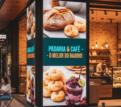 Lojas e vitrines de médio e grande porte