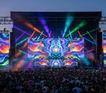 Shows, palcos e festivais