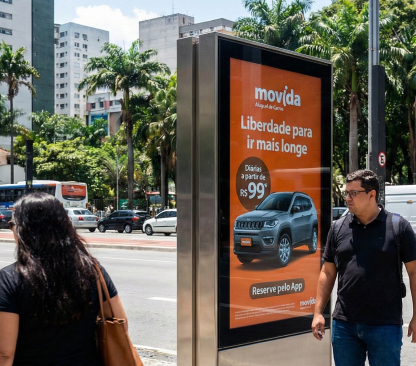 Outdoors digitais e mídia urbana