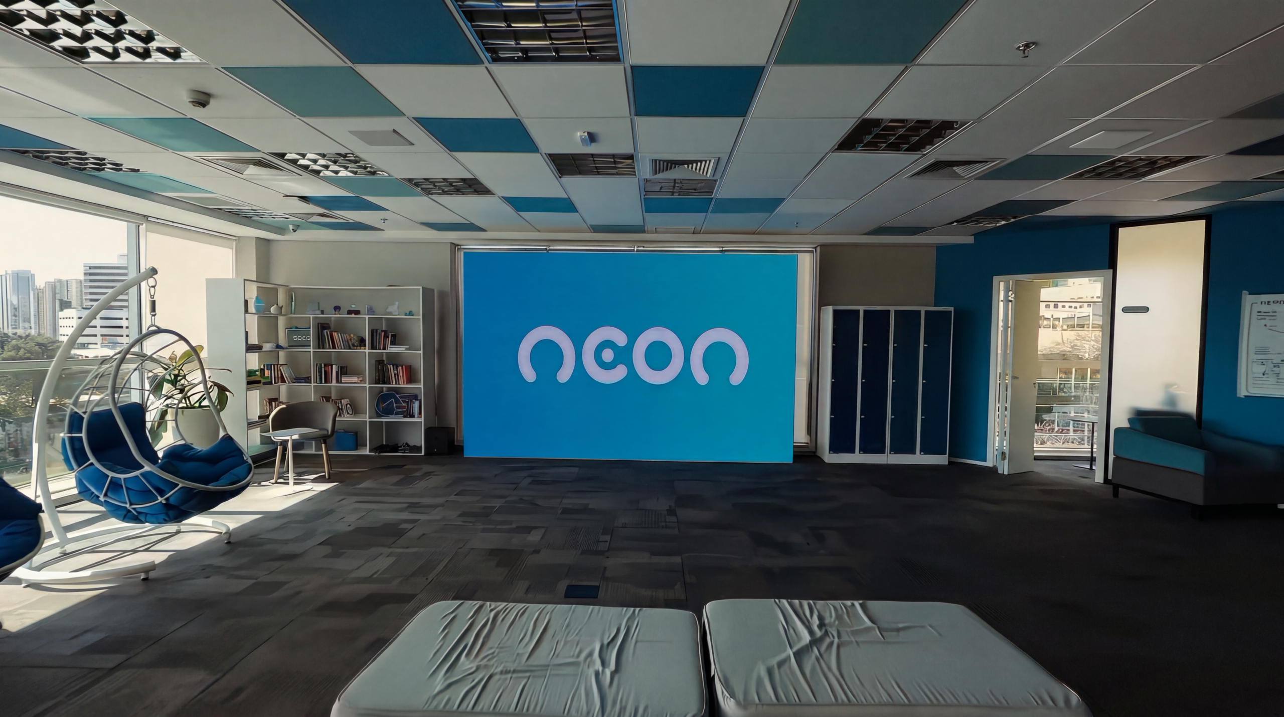 A parede que virou o coração da cultura Neon.