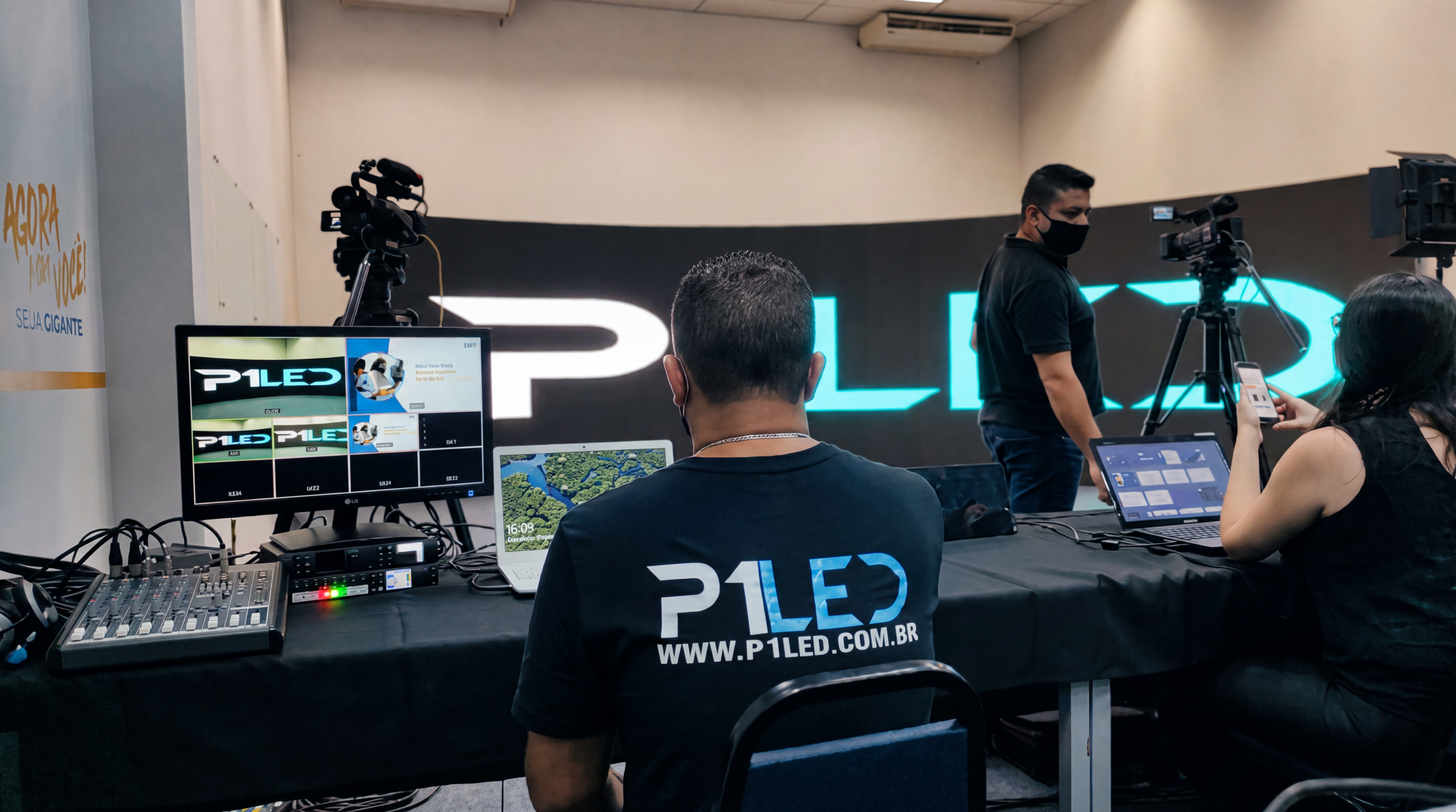 Produção que domina o palco