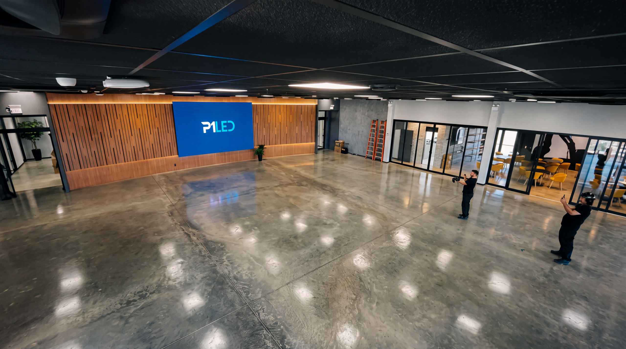 Templo com painel de LED P1LED: imagem viva com a luz acesa