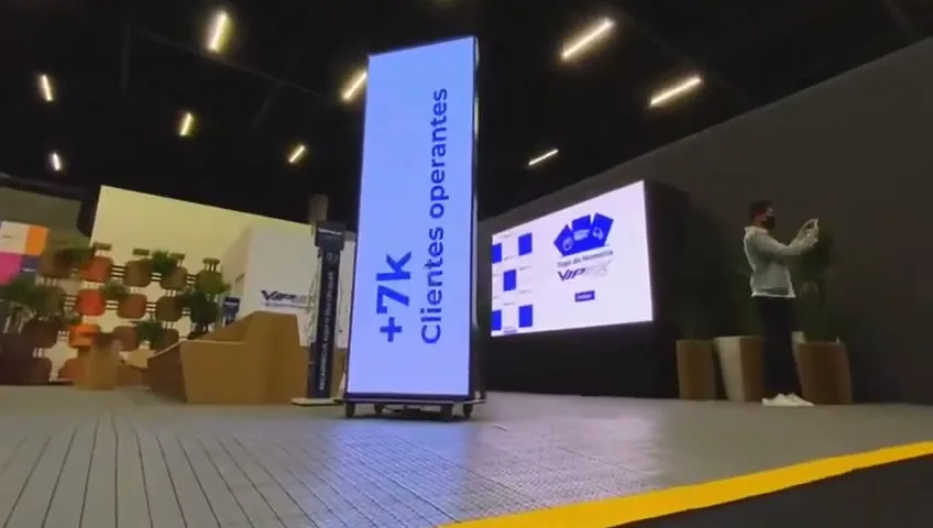O estande que virou vitrine digital da feira