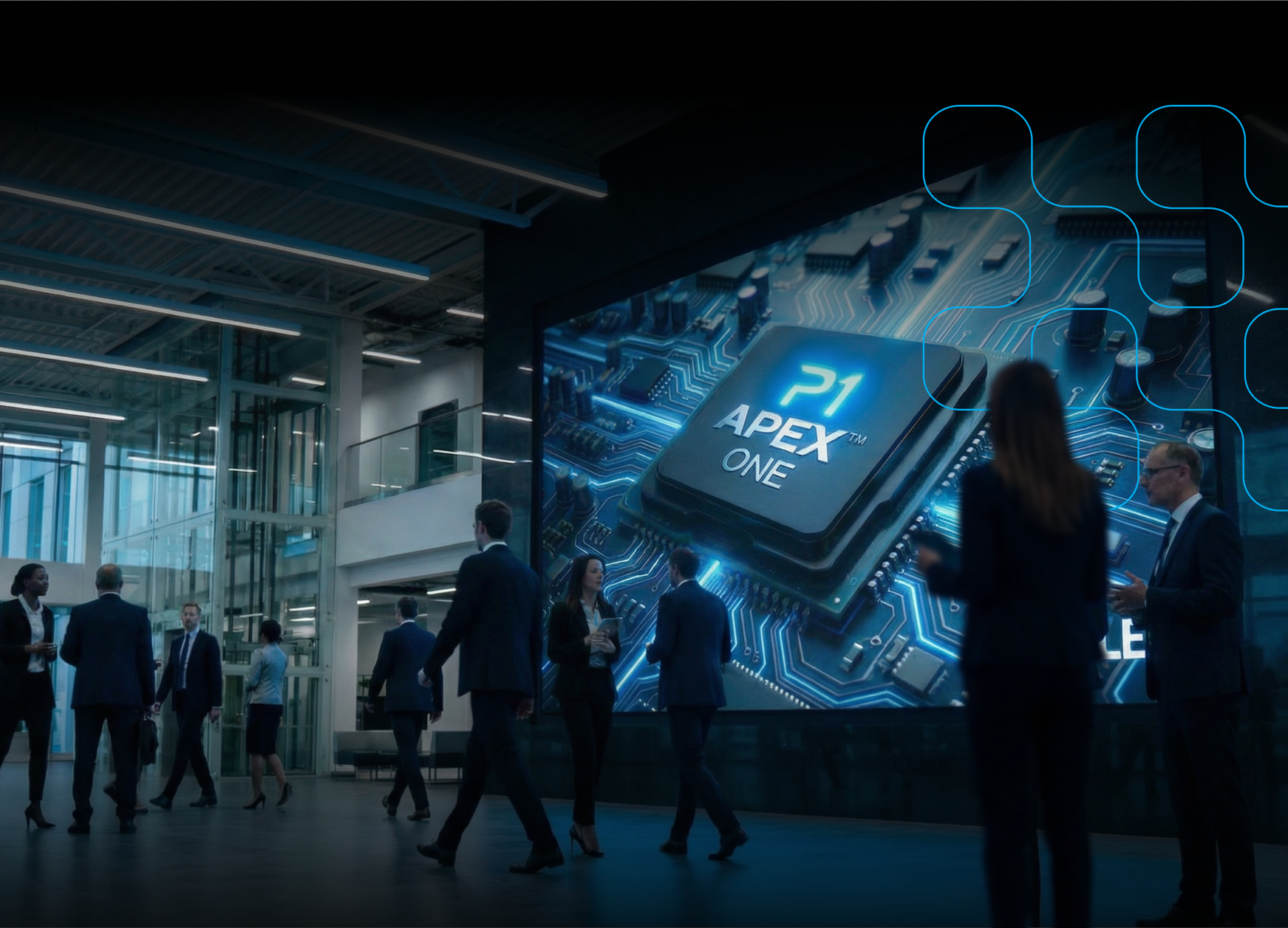 Processador P1 APEX ONE em operação